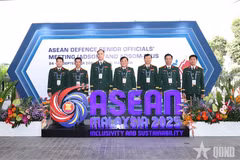The Vietnamese delegation at the the ASEAN Defence Senior Officials’ Meeting (ADSOM) held in Johor, Malaysia, on September 24. (Photo: qdnd.vn)