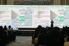 CBRE's press conference announcing the real estate market report for Q2 2025 was held in Hà Nội on July 10. (Photo: VNA)