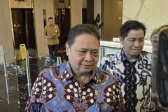 Coordinating Minister for Economic Affairs Airlangga Hartarto (left) in Jakarta on March 2, 2026. (Photo: ANTARA/Bayu Saputra/rst) 