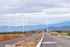 The Provincial Road 702 project, funded by public investment and connecting Bac Son commune of Khanh Hoa province with National Highway 1A, is nearing completion. (Photo: VNA)