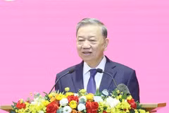 Party General Secretary To Lam speaks at the conference. (Photo: VNA)
