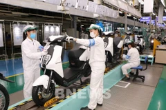(Honda Vietnam's ICON e car assembly line. Photo: VNA)