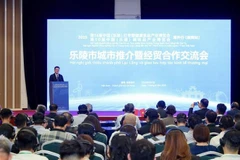 A conference to promote China's Laoling city is held in Ho Chi Minh City. (Photo: VNA)