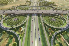 A perspective view of Ring Road 4, which will connect with the Olympic sports urban area (Photo: nhandan.vn)