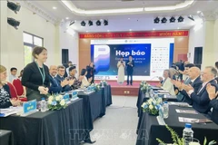 The press briefing about the Photo Hanoi’25 held on October 22. (Photo: VNA)