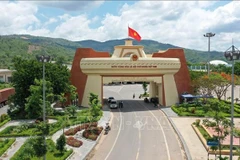 Lao Bao International Border Gate in the central province of Quang Tri is among nine international border gates along Vietnam-Laos borderline. (Photo: VNA)