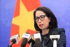 Spokeswoman of the Ministry of Foreign Affairs Pham Thu Hang (Photo: VNA)