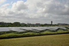 Sembawang Air Base’s new solar farm is expected to be able to generate 18 megawatt-peak of energy by the end of 2026. (Photo: The Straits Times)