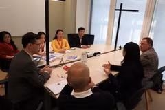 An overview of the working session (Photo: VNA)