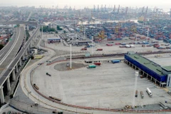 Jakarta International Container Terminal at the Tanjung Priok Port in Jakarta. (Photo: jict.co.id)