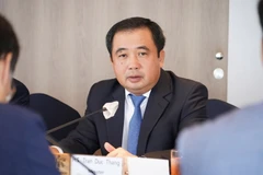 Acting Minister of Agriculture and Environment Tran Duc Thang at the event. (Photo: VietnamPlus)