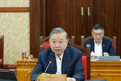 Party General Secretary To Lam addresses the meeting. (Photo: VNA)