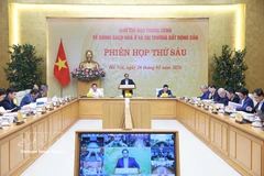 The sixth session of the Central Steering Committee for Housing and Real Estate Market Policies on February 26 (Photo: VNA)