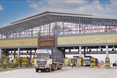 Thanaleng Vientiane Dry Port in Hadxaiphong district, in Vientiane capital of Laos (Photo: VNA) 
