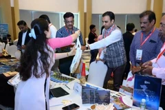 Da Nang tourism companies present tourism products in India's Ahmedabad city. (Photo courtesy of Da Nang Department of Tourism)