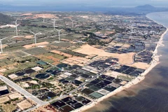 The construction site of the Ninh Thuan 1 nuclear power project (Photo: VNA)