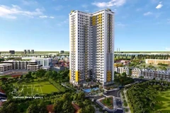 An apartment building developed by BCONS in Binh Duong (Photo: VNA)