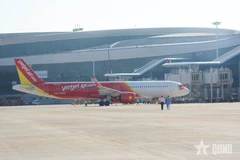 Vietjet's inaugural flight to Long Thanh International Airport (Source: qdnd.vn)
