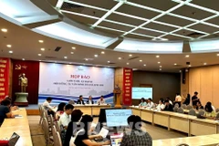 The press briefing held by ABAC Vietnam and the Hai Phong People's Committee in Hanoi on June 19 (Photo: VNA)