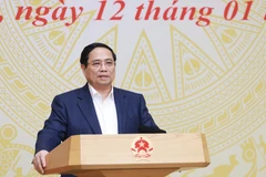 PM Pham Minh Chinh speaks at the meeting (Photo: VNA)