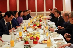At the working breakfast (Photo: VNA)