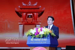 State President Luong Cuong delivers New Year greetings to overseas Vietnamese. (Photo: VNA)