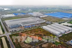 Hoa Phu industrial park in Hiep Hoa district, Bac Giang province. (Photo: VNA)