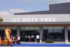 The The Ky Vang Duty-Free Shop at Moc Bai International Border Gate in Tay Ninh province. (Photo: VNA)