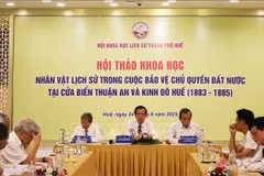 The workshop is held by the Hue Association of Historical Science on June 24. (Photo: VNA) 
