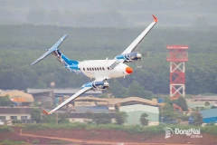 A flight test at the airport (Photo: baodongnai.com.vn)
