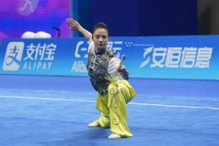 Wushu martial artist Duong Thuy Vi (Photo: cadn.com.vn)