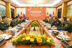 The 7th Vietnam - Russia Defence Strategy Dialogue is held on December 26 in Hanoi. (Photo: qdnd.vn)