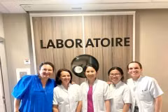 Key members of the OPKAPAMIV research project at Saint Joseph Hospital, France (Photo: tuoitre.vn)