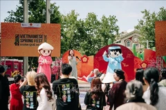 A performance staged at the Vietnamese Spring Fest 2025 in Perth, Australia (Photo: VNA)