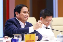 Prime Minister Pham Minh Chinh speaks at the second meeting of the Government Steering Committee on Science, Technology, Innovation, Digital Transformation and Project 06 (Photo: VNA)