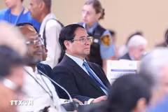 Prime Minister Pham Minh Chinh attends the opening ceremony of the third United Nations Ocean Conference (UNOC 3) in Nice, France (Photo: VNA)