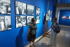 People visit the exhibition. (Photo: VNA)