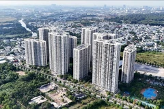 An apartment complex in Long Binh ward, Ho Chi Minh City. (Photo: VNA)