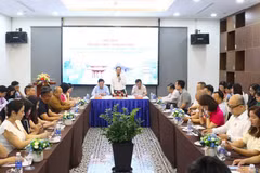At the tourism linkage conference under the theme "One Journey – Three Heritage Destinations" held in Quang Ninh province on April 16 (Photo: quangninh.gov.vn)