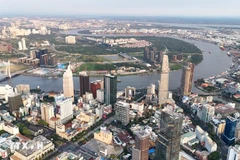 A bird's eye view of Ho Chi Minh City (Photo: VNA)