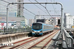 The Ben Thanh-Suoi Tien metro line in HCM City. (Photo: VNA)