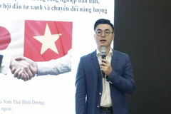 Nguyen Duy Kien, head of the Northeast Asia and South Pacific division at the Ministry of Industry and Trade, speaks at the seminar. (Photo: VNA)