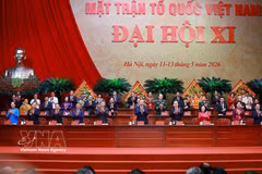 At the opening of the VFF's 11th National Congress. (Photo: VNA)