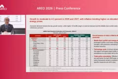 AMRO Chief Economist Dong He said Vietnam handles last year’s tariff shock relatively well. (Photo: Screenshot)