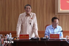 NA Vice Chairman Nguyen Duc Hai speaks at the event (Photo: VNA)