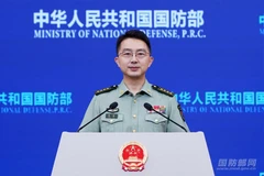 Spokesperson of the Chinese Ministry of National Defence and Deputy Director-General of its Information Office Col. Jiang Bin. (Photo: VNA)