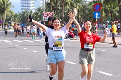 Runners join the Da Nang International Marathon 2026. (Photo: VNA)