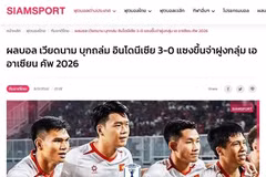 Thailan's Siam Sport article praises Vietnam's performance (Photo published by VNA)