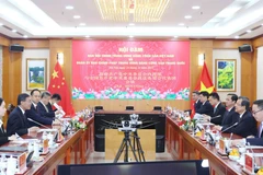 Delegates at the talks. (Photo: VNA)
