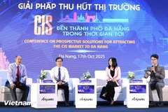 Conference on prospective solutions for attracting CIS market to Da Nang (Photo: VietnamPlus)